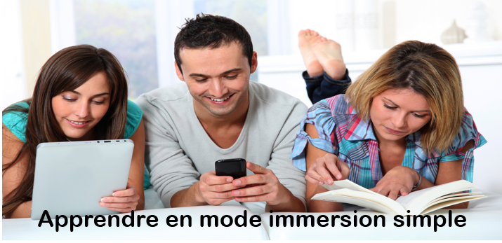 apprendre en mode immersion simple